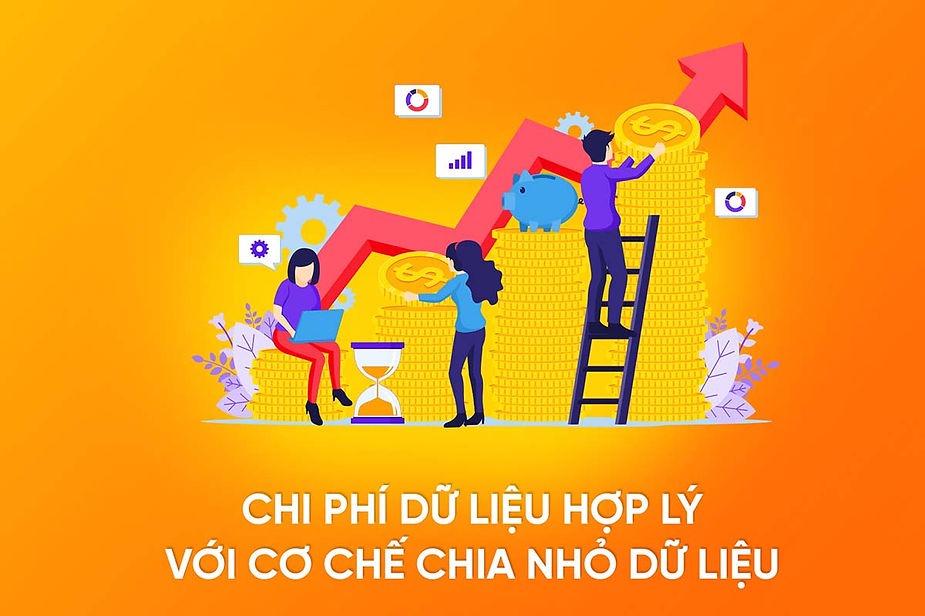 Chi phí hợp lý với cơ chế chia nhỏ dữ liệu