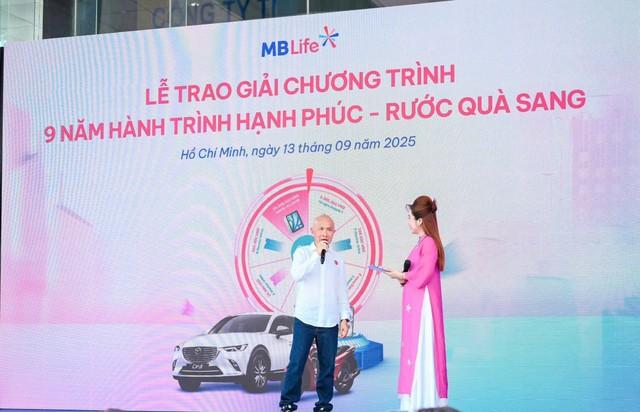Bảo hiểm MB Life trao thưởng xe ô tô cho khách hàng quay số may mắn đợt 1