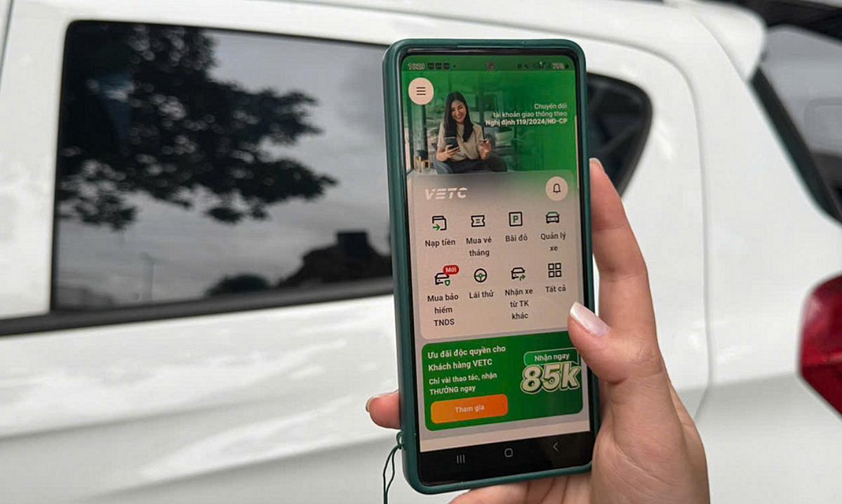 Ngân hàng hướng dẫn cách chuyển đổi sang tài khoản giao thông để ôtô được qua trạm thu phí