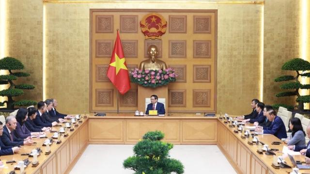 Thủ tướng Phạm Minh Chính tiếp Bí thư Tỉnh ủy Sơn Đông, Trung Quốc