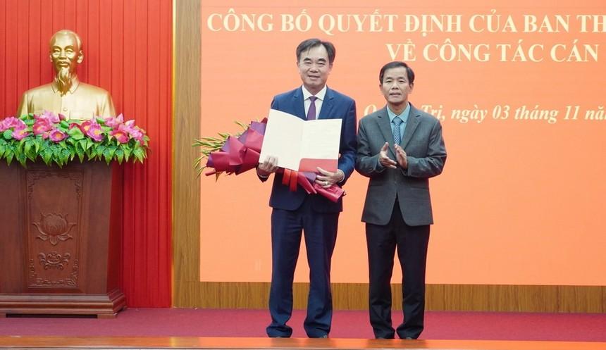 Công bố quyết định điều động, bổ nhiệm Trưởng Ban Tổ chức Tỉnh uỷ Quảng Trị