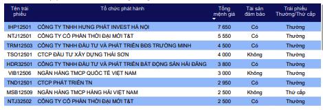 Nhóm bất động sản dẫn đầu đà tăng phát hành trái phiếu trong tháng 10