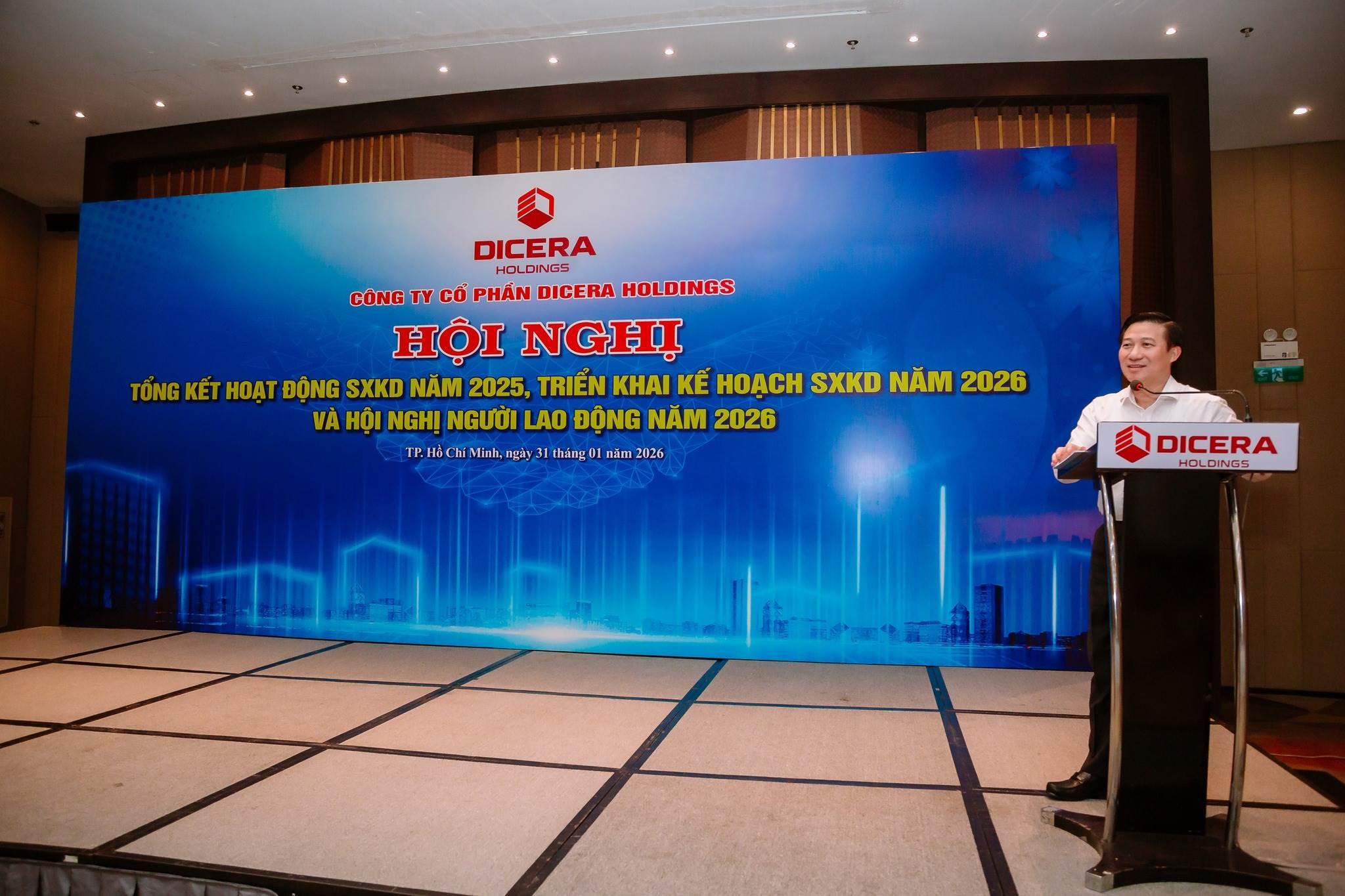 Hội nghị tổng kết hoạt động sản xuất kinh doanh năm 2025 – kế hoạch sản xuất kinh doanh năm 2026: DICERA tăng trưởng vượt bậc