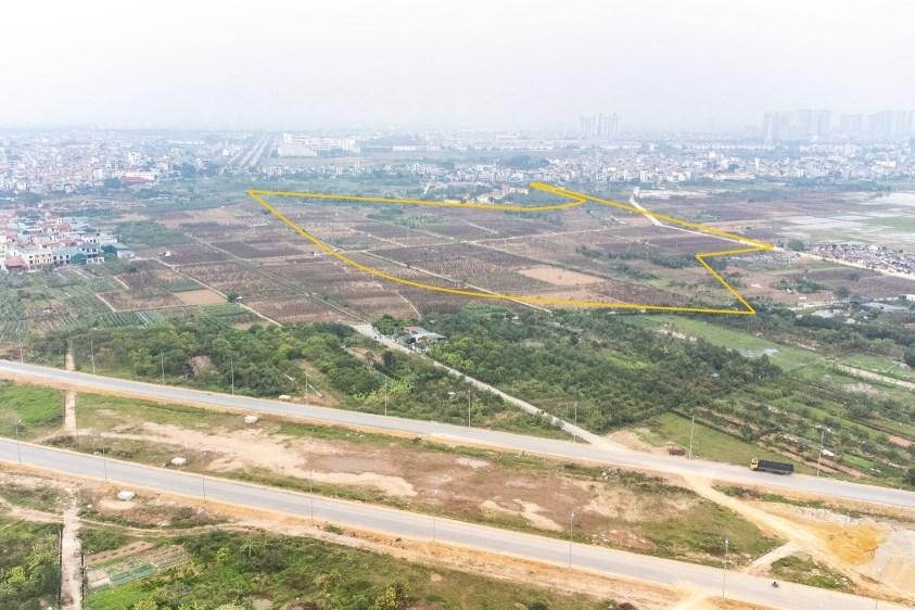 [Photostory] Khu vực sẽ làm Khu đô thị Tây Nam An Khánh II gần Vành đai 4