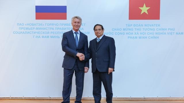 Thủ tướng Phạm Minh Chính làm việc với Novatek, thúc đẩy các dự án LNG lớn tại Việt Nam