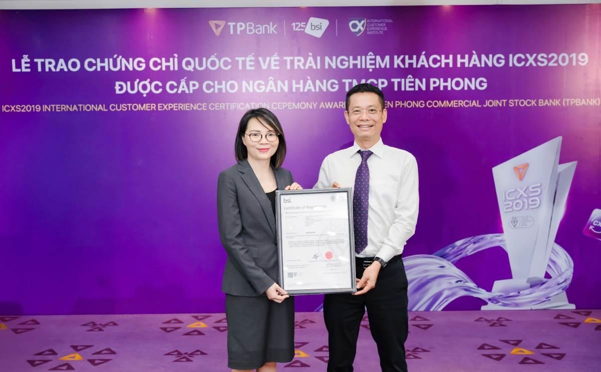 TPBank trở thành ngân hàng đầu tiên tại Việt Nam chinh phục chứng chỉ Trải nghiệm khách hàng quốc tế