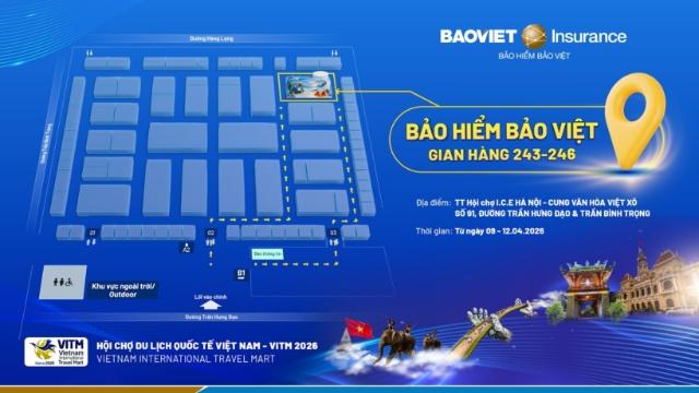 Bảo hiểm Bảo Việt: Ưu đãi hấp dẫn tại Hội chợ Du lịch Quốc tế 2026