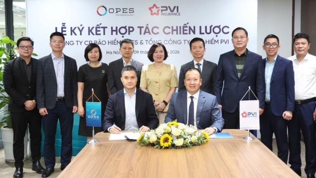 OPES và Bảo hiểm PVI ký kết hợp tác chiến lược, nâng cao trải nghiệm khách hàng