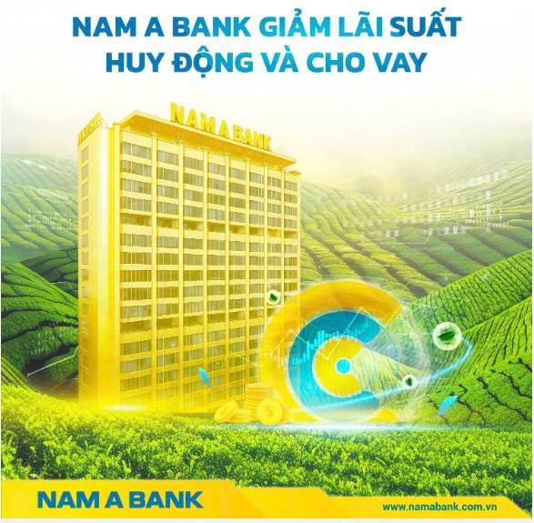 NAB: Nam A Bank giảm lãi suất cho vay lên đến 3%