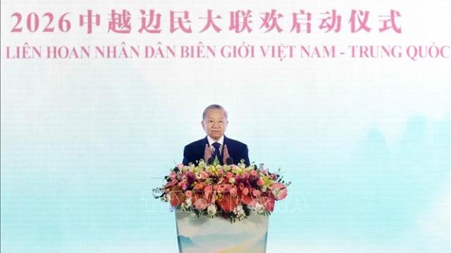 Tổng Bí thư, Chủ tịch nước Tô Lâm: Tăng cường giao lưu nhân dân, làm sâu sắc hợp tác Việt – Trung