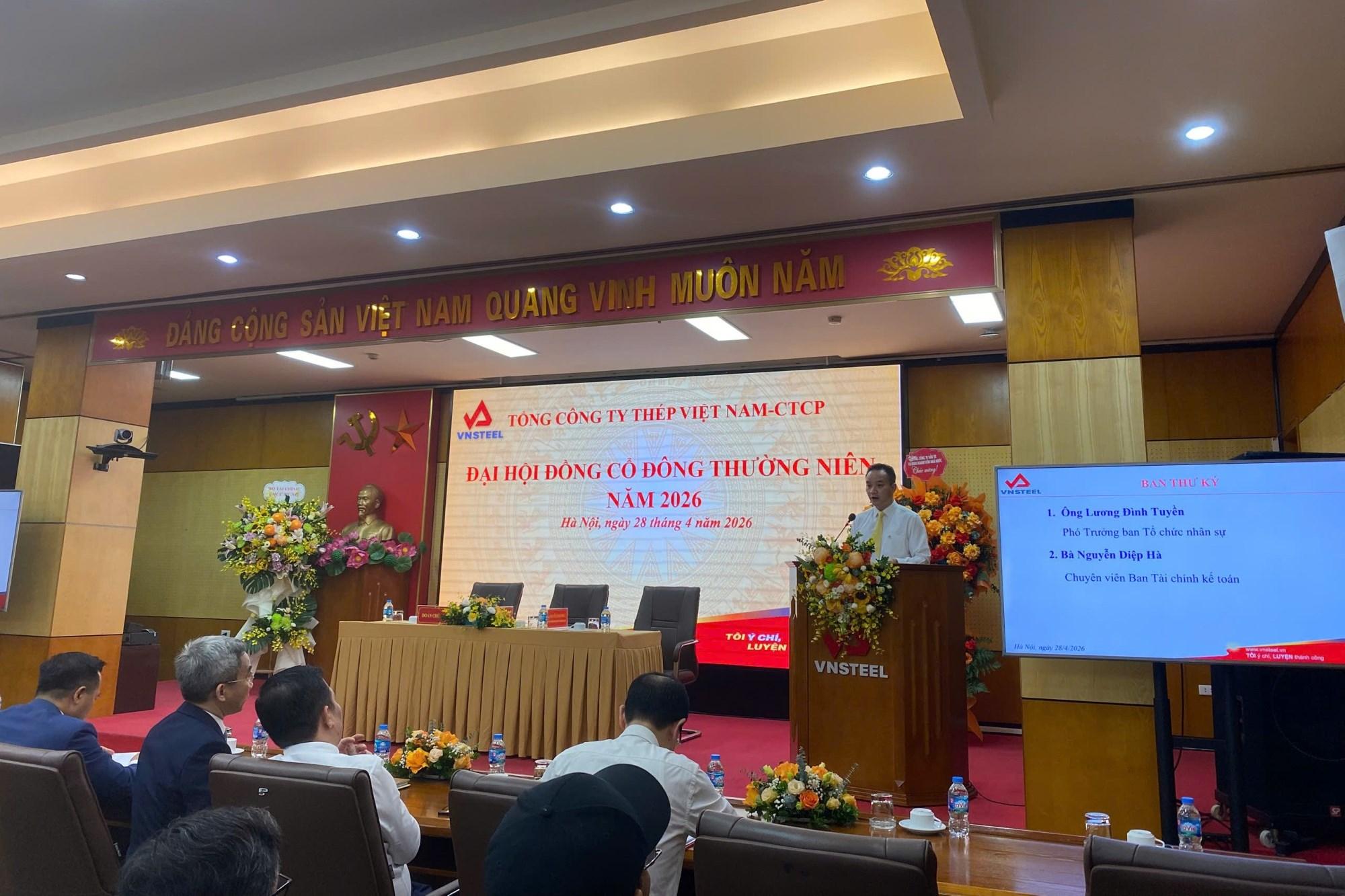 ĐHĐCĐ VNSTEEL: Áp lực dư cung của ngành thép vẫn hiện hữu