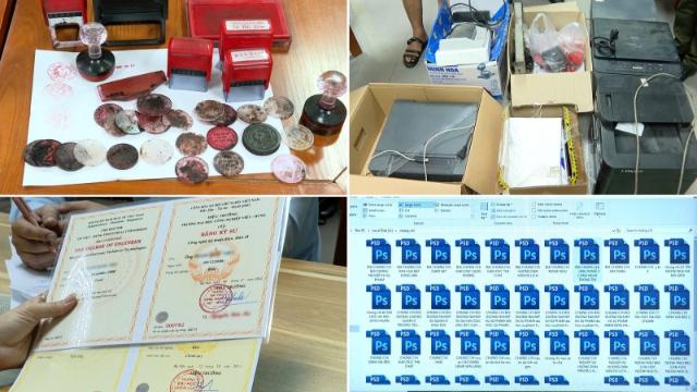 Bắt nhóm đối tượng làm giả hàng nghìn con dấu, tài liệu của 110 cơ quan, tổ chức