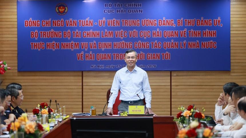 Bộ trưởng Ngô Văn Tuấn: Hải quan phải đẩy mạnh cải cách thể chế và chuyển đổi số