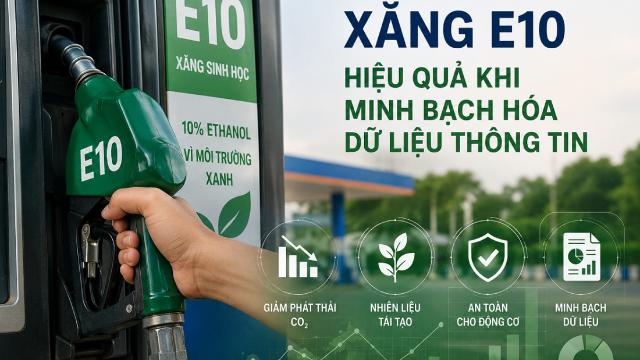 Sử dụng xăng E10 không gây hại cho động cơ
