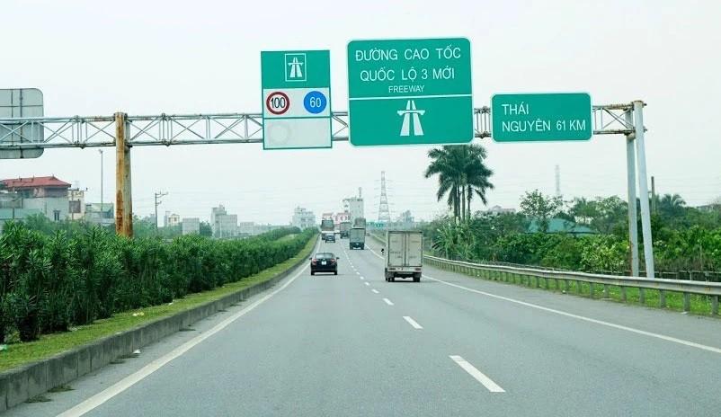 Giao UBND tỉnh Thái Nguyên quản lý cao tốc Hà Nội - Thái Nguyên