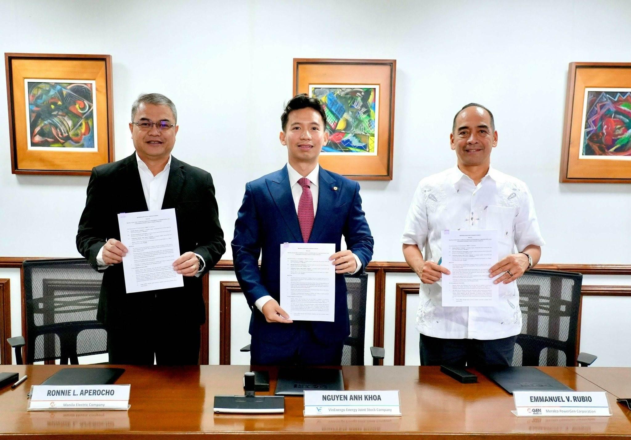 VinEnergo hợp tác với nhà phân phối điện lớn nhất Philippines nghiên cứu phát triển 5GW điện nền với giá bán 17 cent/kwh