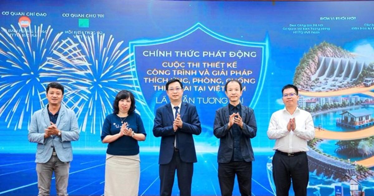 Phát động cuộc thi "Thiết kế công trình và giải pháp thích ứng, phòng, chống thiên tai tại Việt Nam"