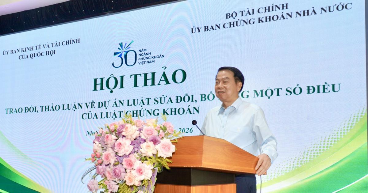 Sửa Luật chứng khoán: Bổ sung quy định về cơ chế sandbox