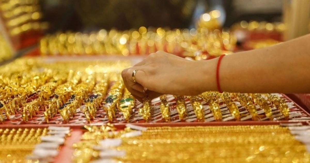 Giá vàng miếng SJC và vàng nhẫn leo lên mốc cao nhất 3 tuần